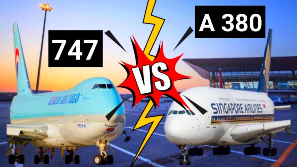 Which is bigger Boeing 747 or Airbus A380?